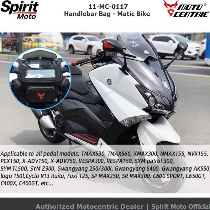 Motocentric Front Bag With Phone Holder | Tas Stang Depan Motor Matic