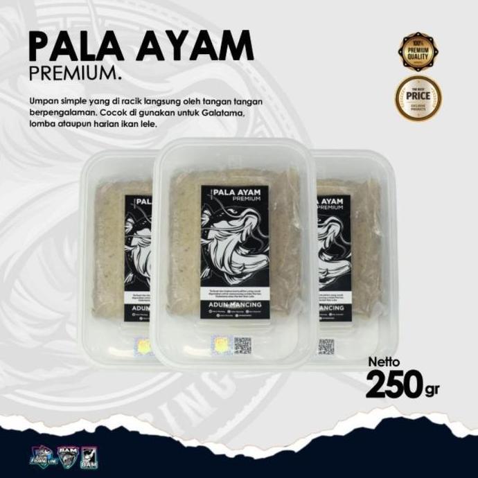 Fhistik- Paket Umpan Lele Adun Mancing Isi Pala Ayam Premium Dan Essen Brajamusti
