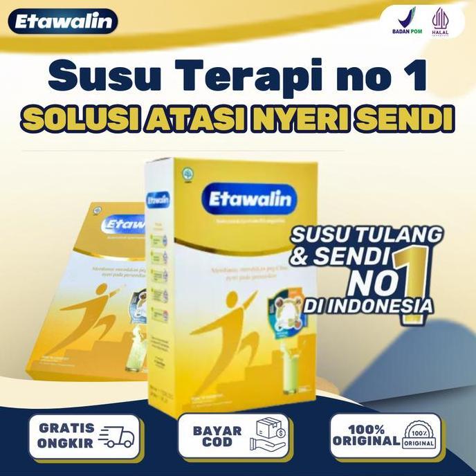 Cod,Bisa- Etawalin Asli Original - Etawalin 1 Box Susu Kambing Etawa Bantu Atasi Asam Urat Nyeri Sen