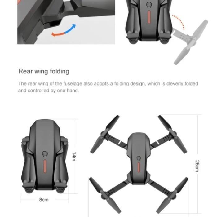 Drone E88 Mini E-88 Camera Drone Mainan Anak