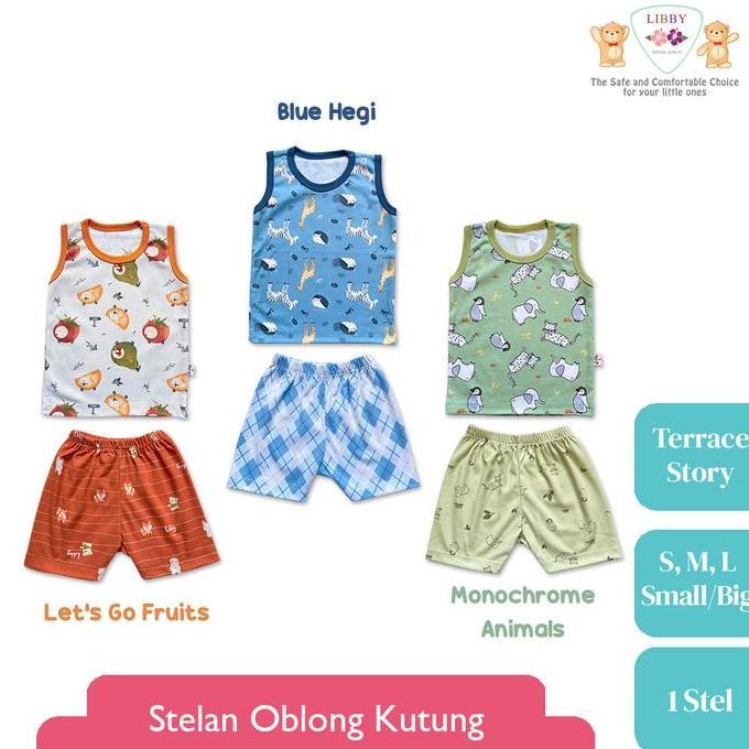 Larisbanget- Libby Stelan Oblong Kutung Motif Terrace Story(1 Stel)