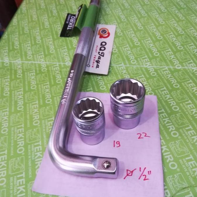 Alatlengkap- Stang Kunci Sok L + Mata Sok 19 Dan 22 Mm
