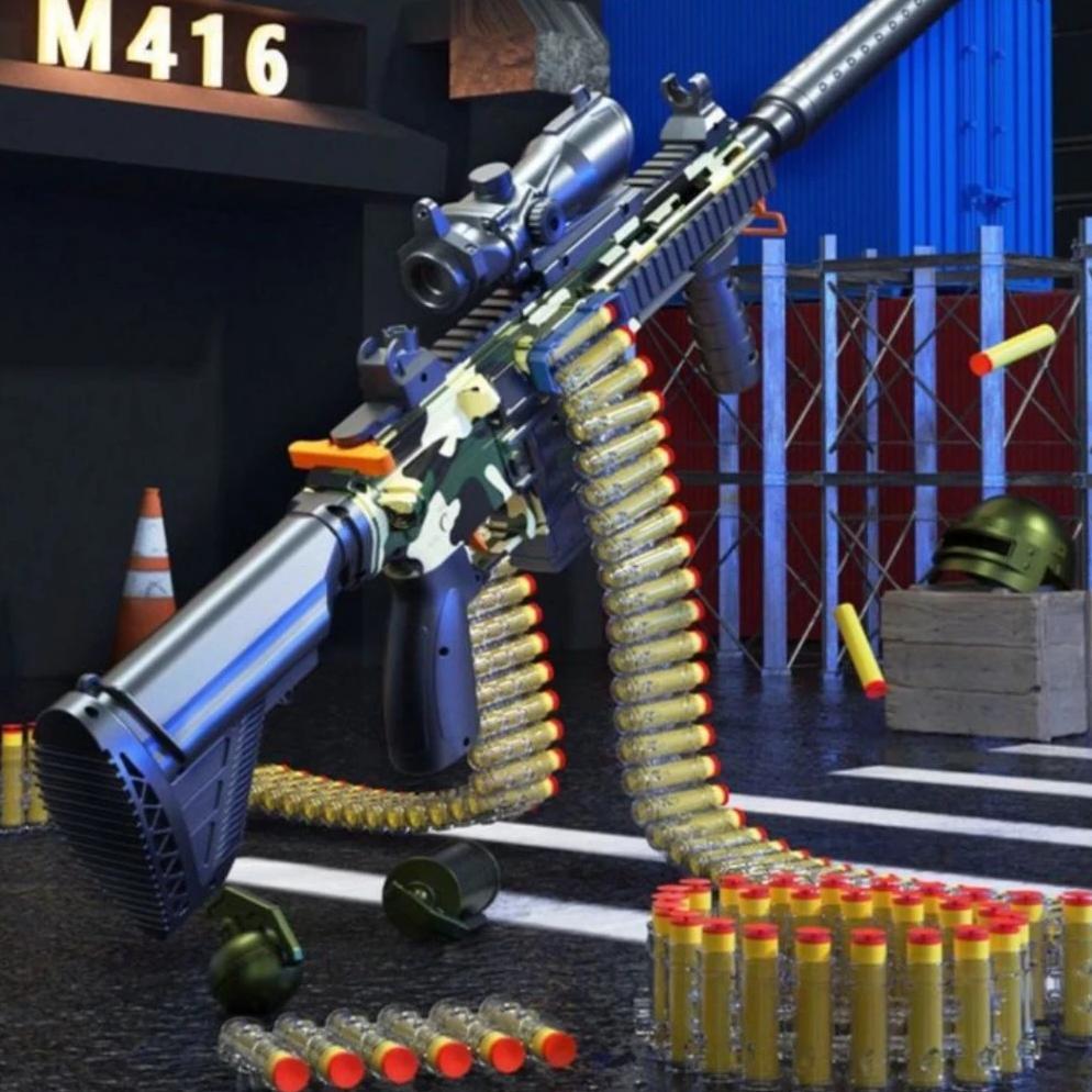 READY Mainan Sniper Pistol Tembak Dengan Peluru Senjata Senapan Mainan Peluru Busa M416