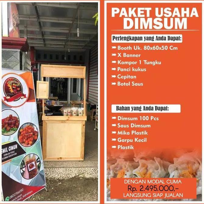Terlaris Paket Usaha Dimsum Booth Portable Gak Harus Franchise