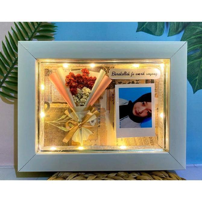 Dried flower 13x18cm  kado ultah cewe kado wisuda pacar hadiah valentine kado valentine kado pernika