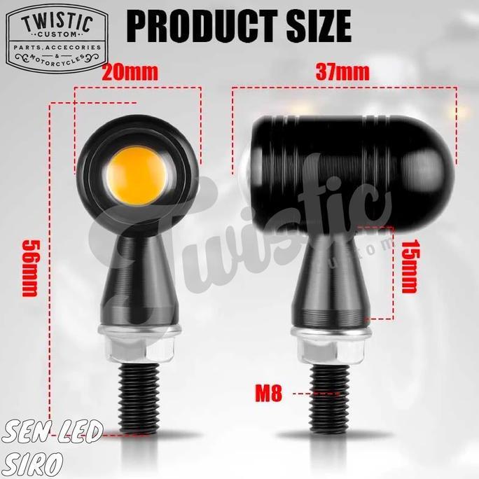 Lampu Sen Sein Led Siro Motor W175 Benelli Xsr 155 Scorpio Cb Gl Tiger