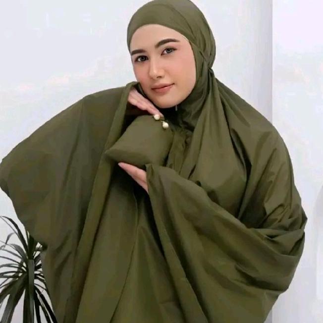 Mukena Parasut Korea 2In1 Traveling Mukena Parasut 2In1 Mukena Traveling Parasut