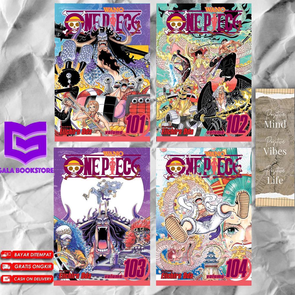 READY One Piece, Vol. 101 - 107 (Komik Manga) by Eiichiro Oda (English Version)