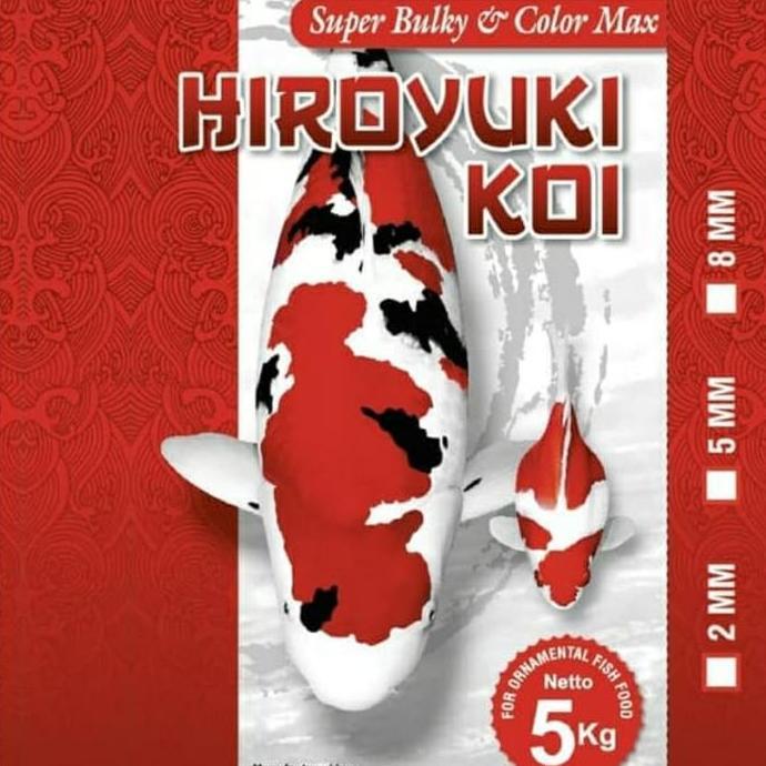 Blebeb- Pakan Ikan Koi Hiroyuki Koi Super Bulky & Colour Max