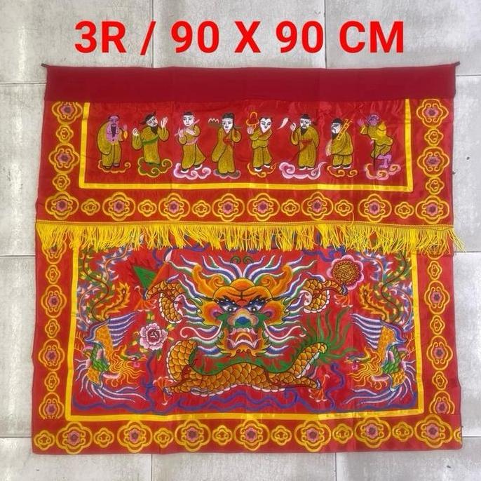 Grosir Kain Tokwi Towi Taplak Meja / To Wi Naga 90Cm X 90Cm