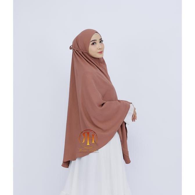 Terpopuler- Hijab Cringkle Airflow Size Xxxl / Jilbab Bergo Non Ped / Kerudung Jumbo Muslim Instan C