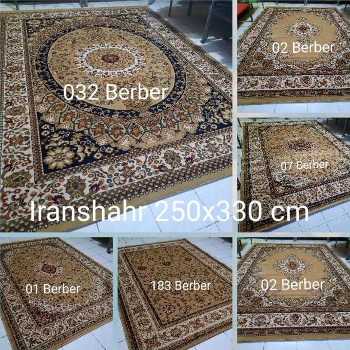 Karpet permadani iranshahr motif turki 240 x 330 karpet lantai - Mewah