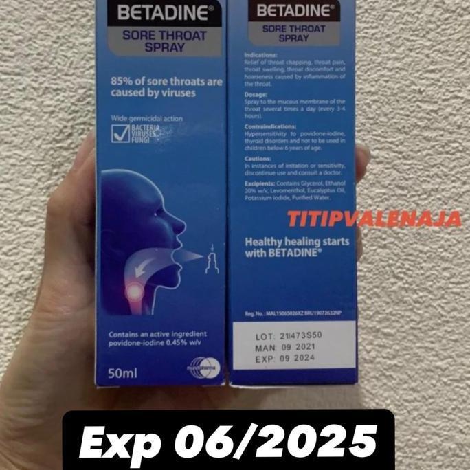 betadine sore throat spray