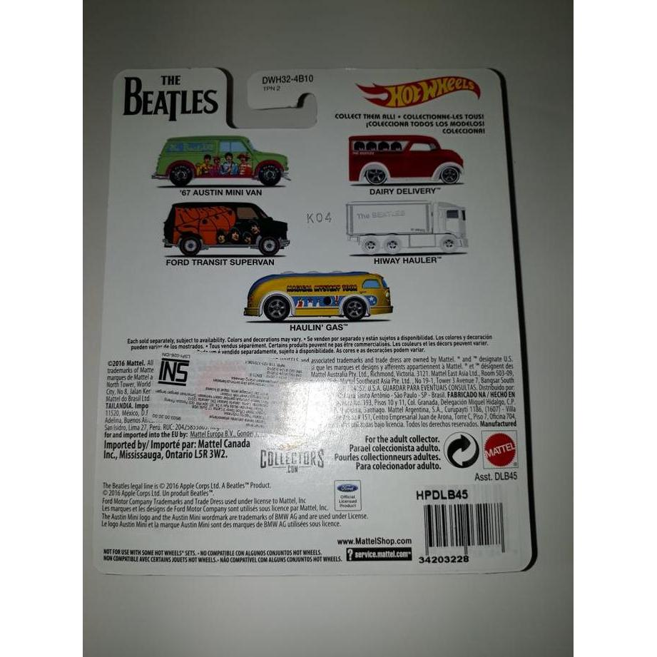 Hot Wheels Hotwheels The Beatles - Hiway Hauler