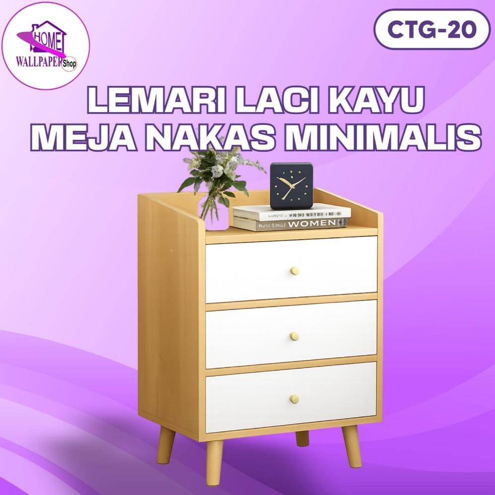 Lemari Nakas Kayu Minimalis Lemari Kecil Samping Kasur