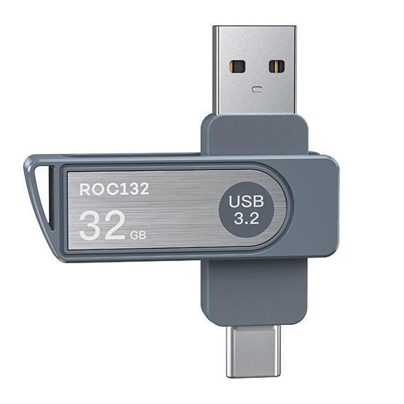 Flashdisk ROBOT ROC164 ROC132 ROC116 ROC108 Dual OTG 2 in 1 Type-C USB 3.2 Flash Drive Flesdis U-Dis