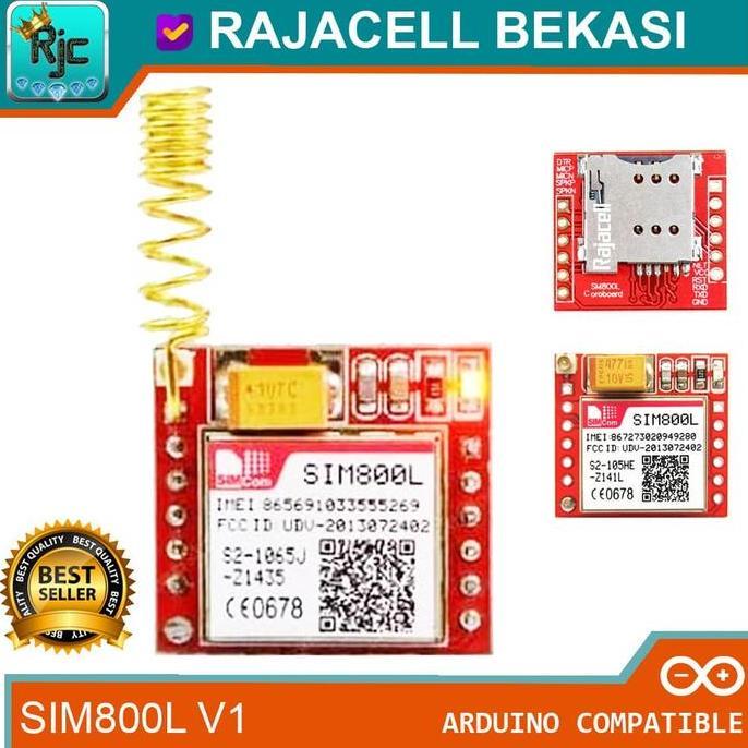 Alatlengkap- Sim800L Gsm Gprs Module For Arduino ( Gsm Gprs Serial Modem Shield )