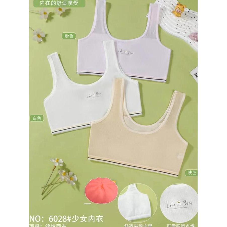 DS298 >> Mini Set Putri BH Pelajar Anak SD Miniset Anak Cewek Import Miniset Anak Remaja Perempuan #