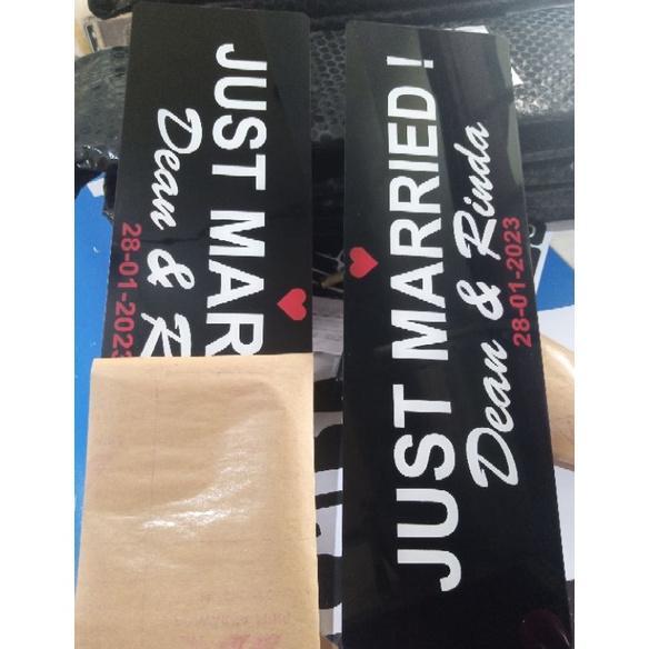 plat nomor mobil akrilik custom