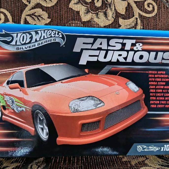 Hotwheels Silver series Fast & Furious  10 pcs Box spesial edition