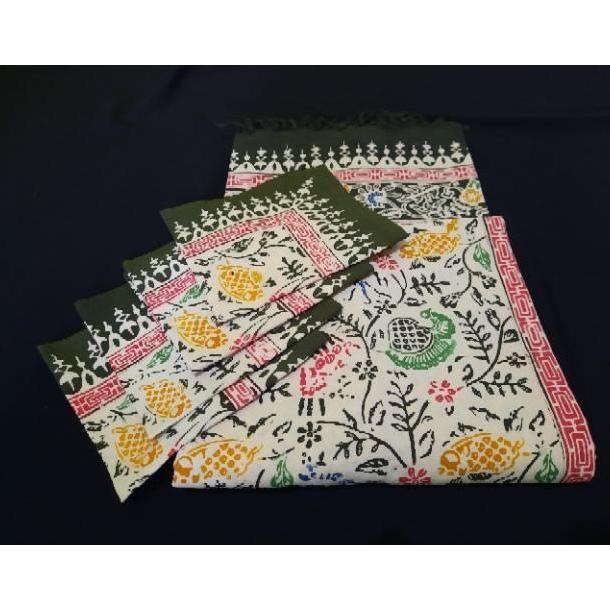 Grosir Taplak Meja Makan Batik Cuiri Besar Kursi 6