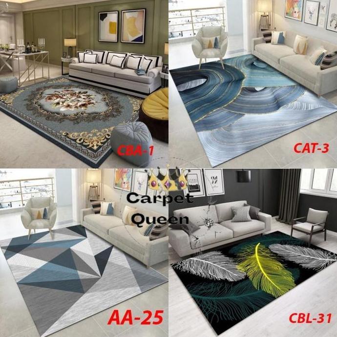 Karpet Lantai Eropa Import Polyester 200x270cm