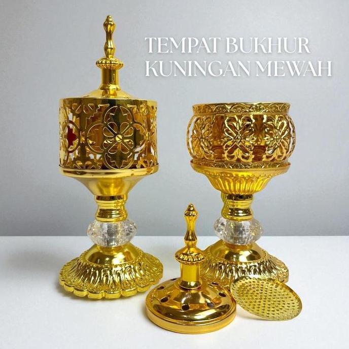 Tempat Dupa / Hiolo / Hiolo Tempat Dupa Pembakaran / Tempat Bukhur / Tempat Dupa Kuningan / Alat Sem