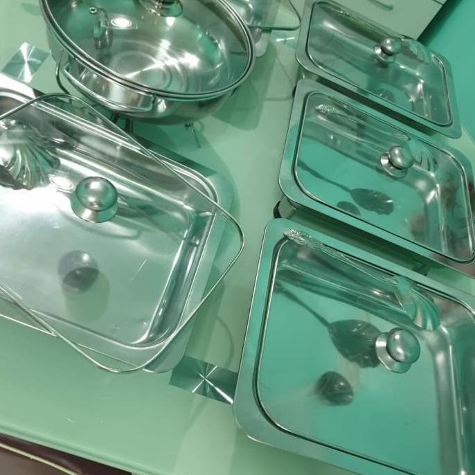 Bestone- PRASMANAN SET STAINLESS TUTUP FULL KACA