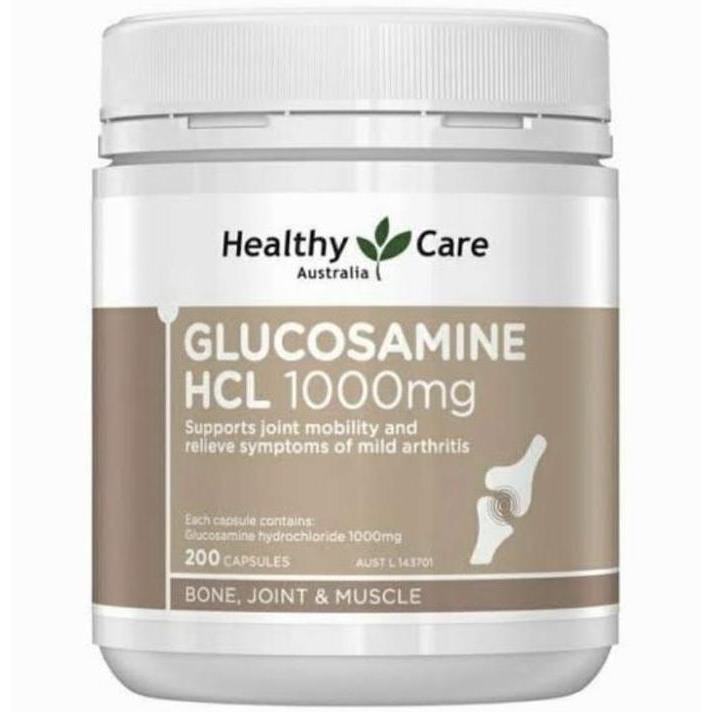 Healthy Care Glucosamine HCL 1000mg 200 Tablet