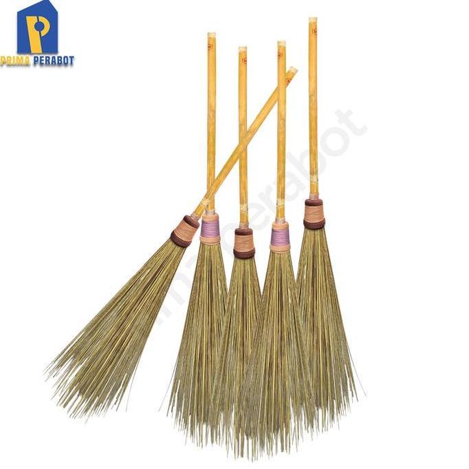 Sapu Lidi Aren Sapu Halaman Gagang Panjang