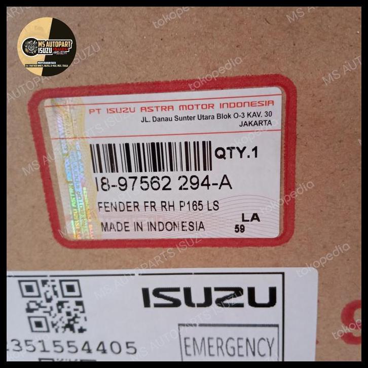 TERMURAH FENDER DEPAN ISUZU PANTHER LS HIGH GRADE ROYAL ORIGINAL ISUZU 