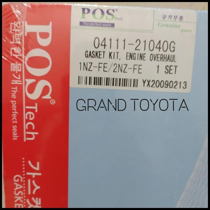 TERBARU PAKING SET YARIS 1NZ-FE 2NZ-FE 