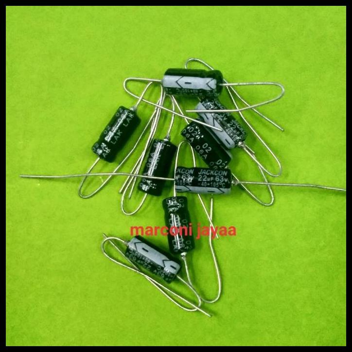 BEST DEAL KAPASITOR 22UF 63VOLT POLAR AXIAL 