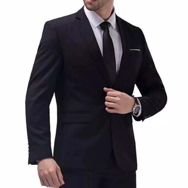 PREMIUM JAS PRIA HITAM JUMBO SIZE XL, XXL,XXXL, XXXXL, XXXXXL TERMURAH