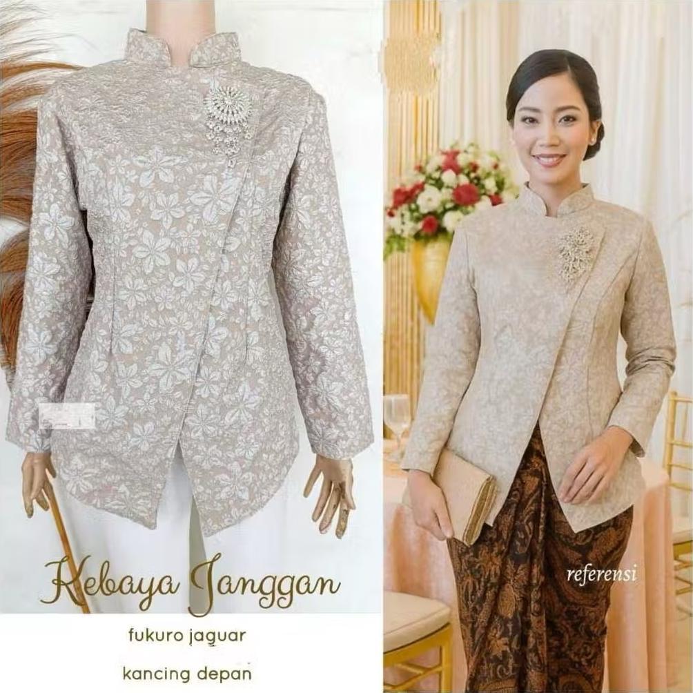 Unik Terbaru Atasan Kebaya Janggan Modern Kebaya Kondangan Outfit Wisuda Lamaran Tunangan Kekinian 2