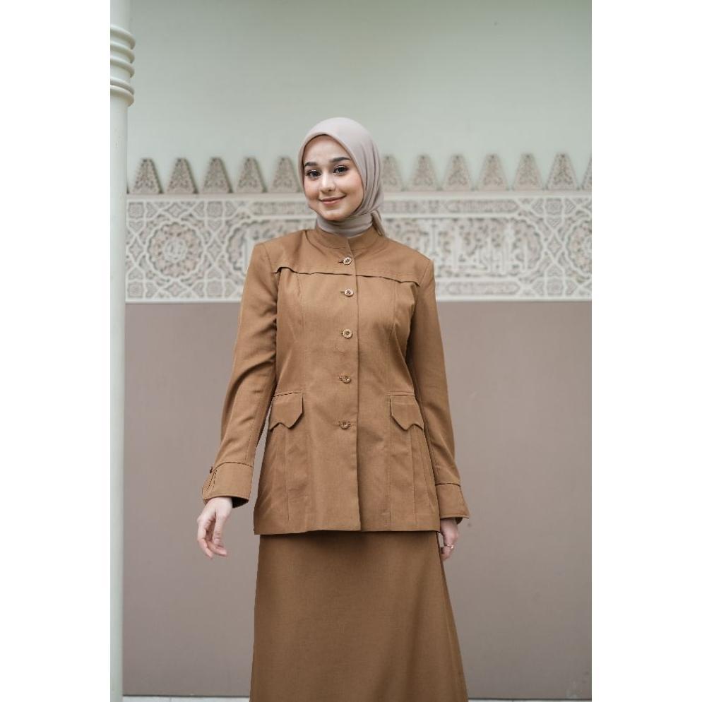 ORIGINAL SETELAN PDH KHAKI PNS WANITA TERBARU