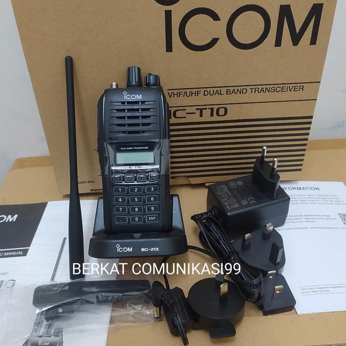 HT ICOM IC-T10/ DUAL-BAND 136-174MHZ/UHF 400-470MHZ/ORIGINAL ICOM