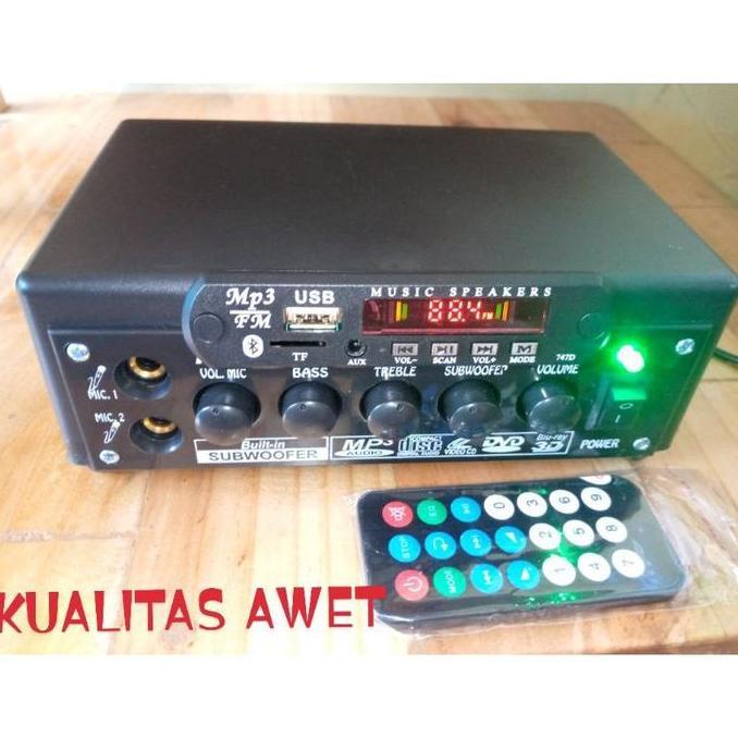 Bestone- AMPLIFIER BLUETOTH KARAOKE STEREO+subwofer