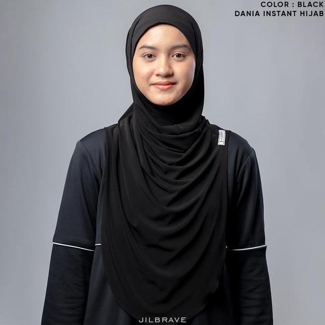 Jilbrave Dania Nt Hijab Kerudung Bergo Oval Jersey Syari Curve Malay
