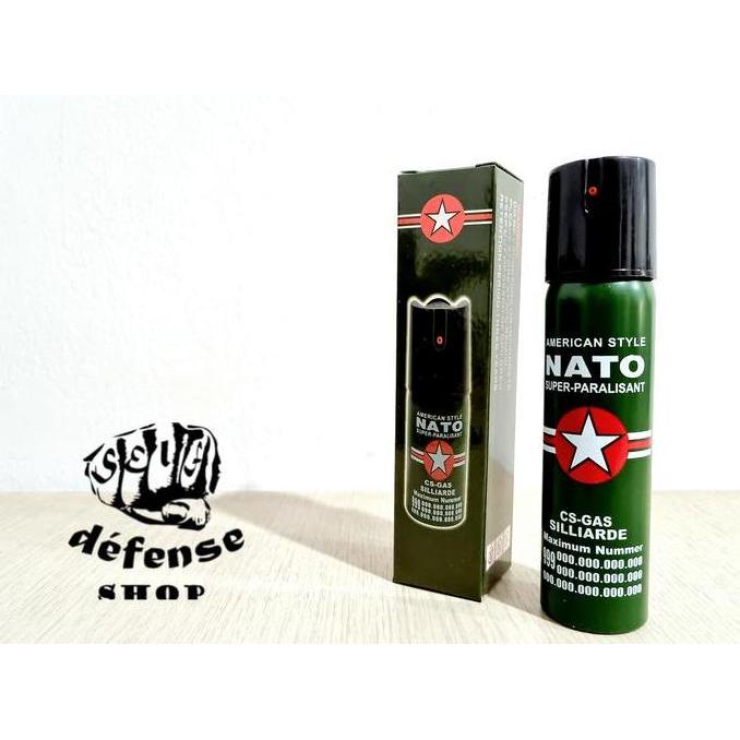 Pepper Spray Nato Germany 110ml Semprotan Merica Gas Air Mata