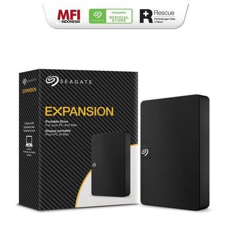 Terpopuler- Seagate Expansion Hardisk Eksternal 5Tb - Hitam