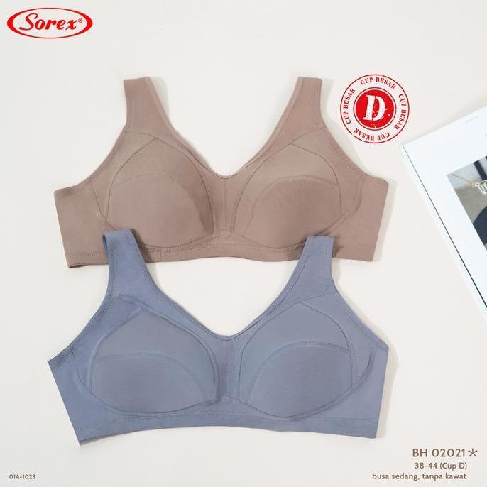 Bahanlembut- Bh Bra Jumbo Sorex 02021 Microfiber Cup D Tanpa Kawat