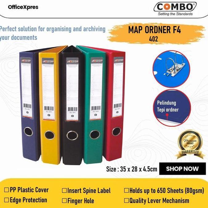 Organix- Ordner Map F4 Folio Pvc / Odner Map Legal Plastik File Pvc 403 Combo