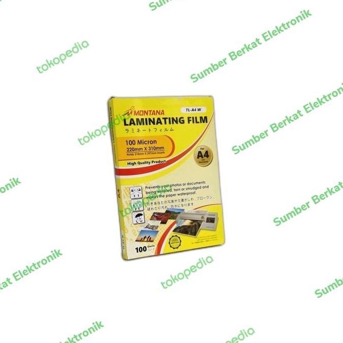 Promo Laminating Film Montana A4 Plastik Laminating A4 Montana 100 Mic