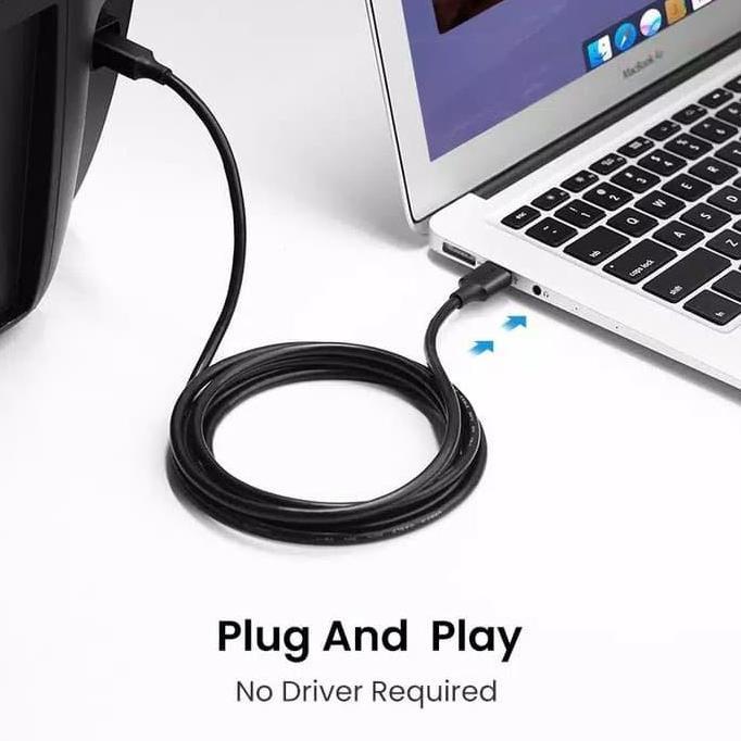 Terpopuler- Ugreen Kabel Usb 2.0 Male To B Printer Scanner Hp Canon Epson 5 Meter