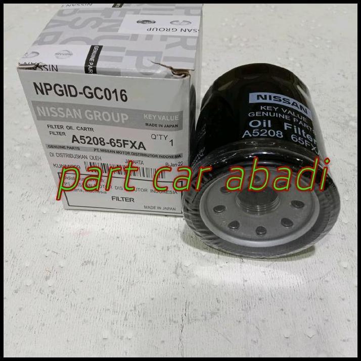 HOT DEAL FILTER OLI - OIL FILTER NISSAN GRAND LIVINA, LIVINA X-GEAR ORIGINAL 