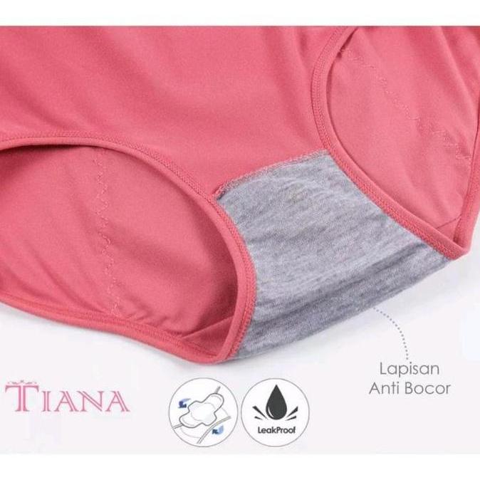 Bahanlembut- 1 Lusin Celana Dalam Menstruasi Tiana Cm 903 - Cd Mens Wanita - Anti Tembus - Anti Boco