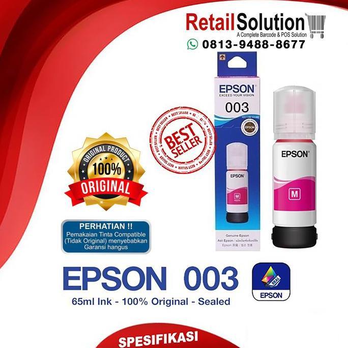 Solid- Tinta Epson 003 Magenta- Tinta Epson L1110 L3110 L3150 L5190
