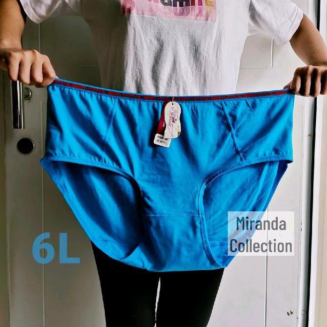 Bahanlembut- Celana Dalam Miranda Super Jumbo Bb Diatas 95Kg / Cd Wanita Super Jumbo Bahan Katun Spa