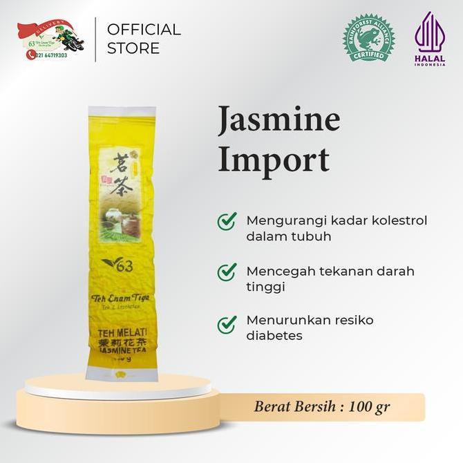 Winebluse- Teh 63 Jasmine Import 100 Gram
